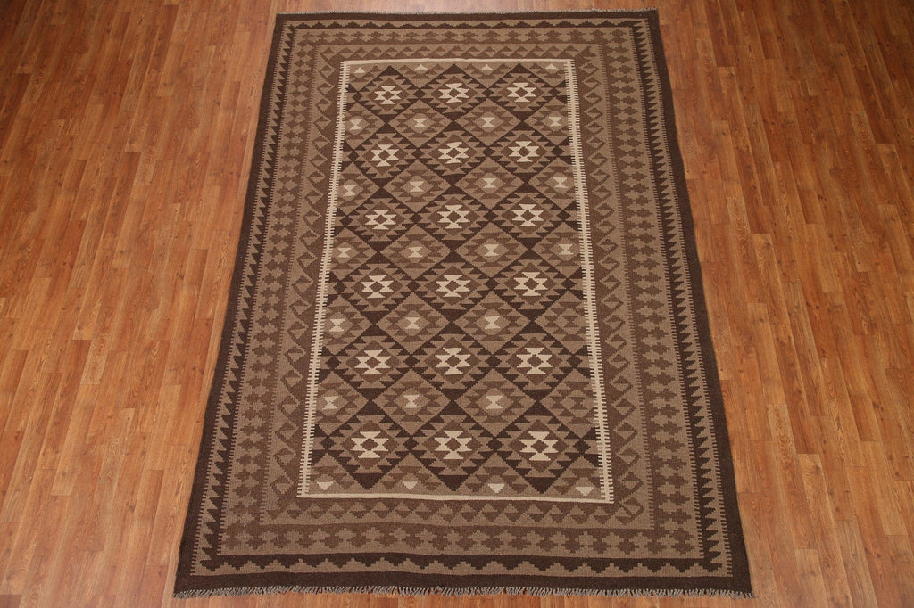 Geometric Kilim Oriental Area Rug 7x9