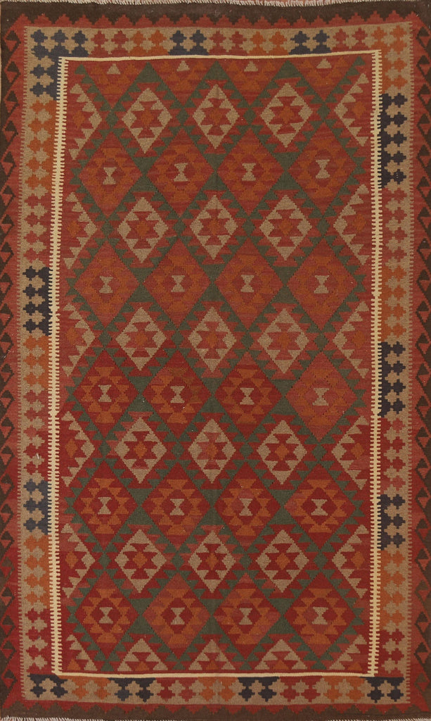 Tribal Wool Kilim Oriental Area Rug 7x10