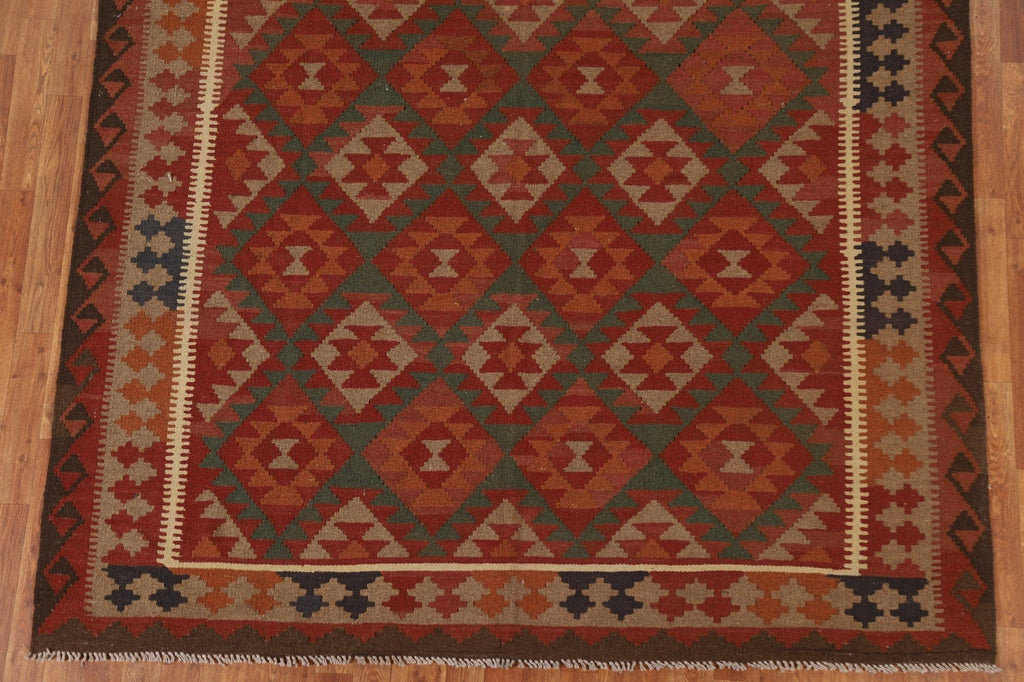 Tribal Wool Kilim Oriental Area Rug 7x10