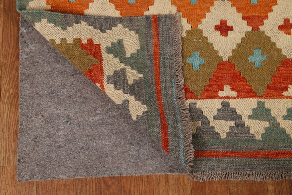 Geometric Kilim Area Rug 5x6