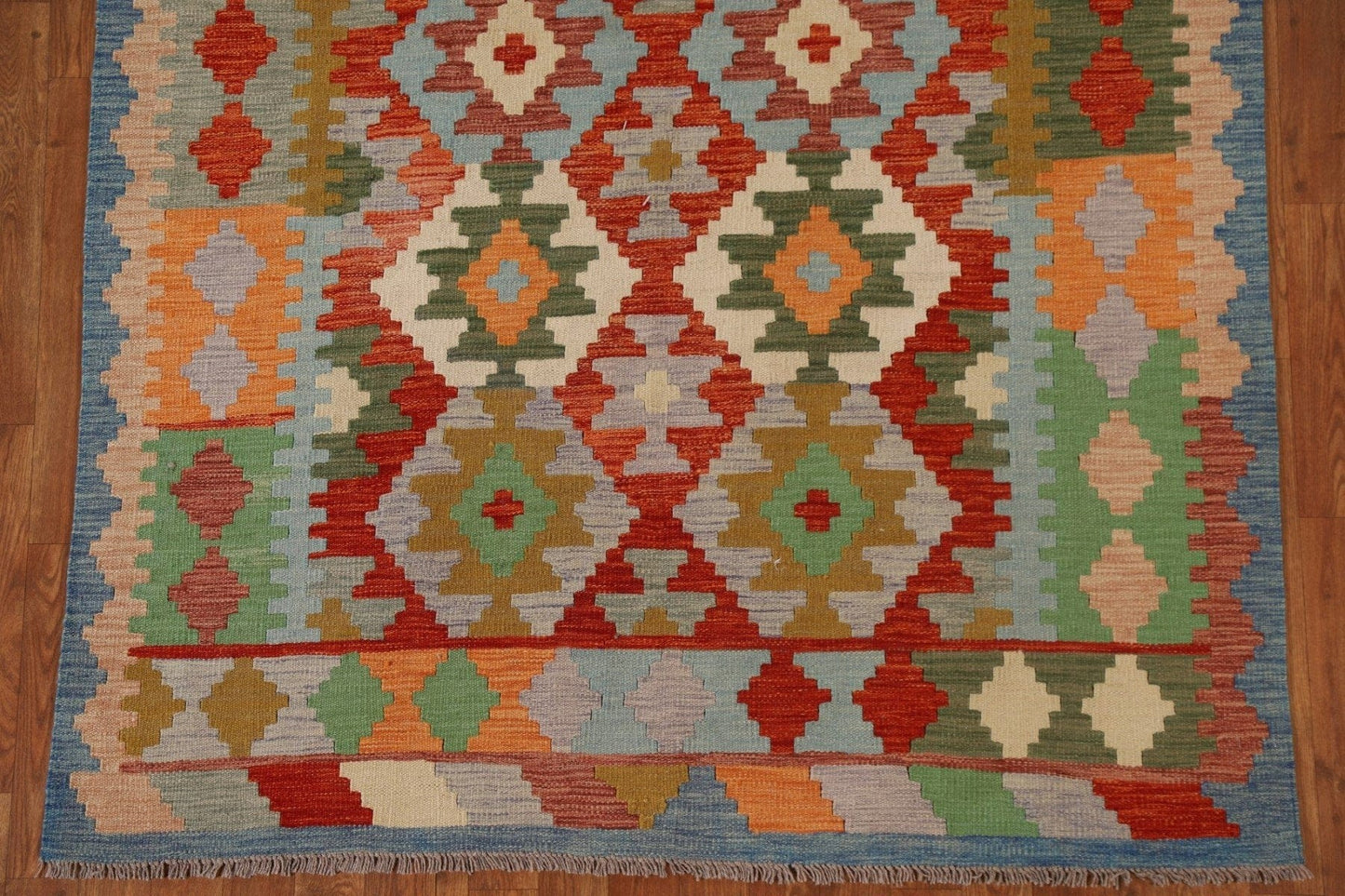 Geometric Kilim Oriental Area Rug 5x6