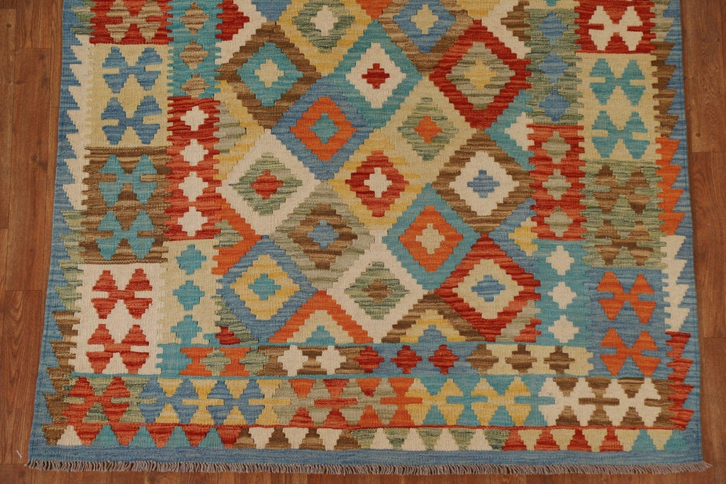 Geometric Kilim Oriental Area Rug 5x6