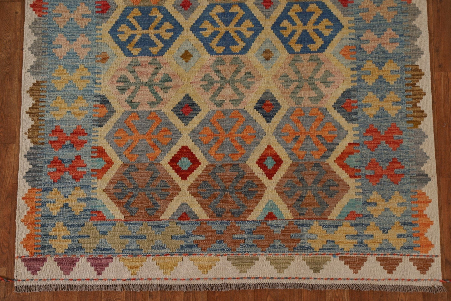 Geometric Kilim Oriental Area Rug 5x6