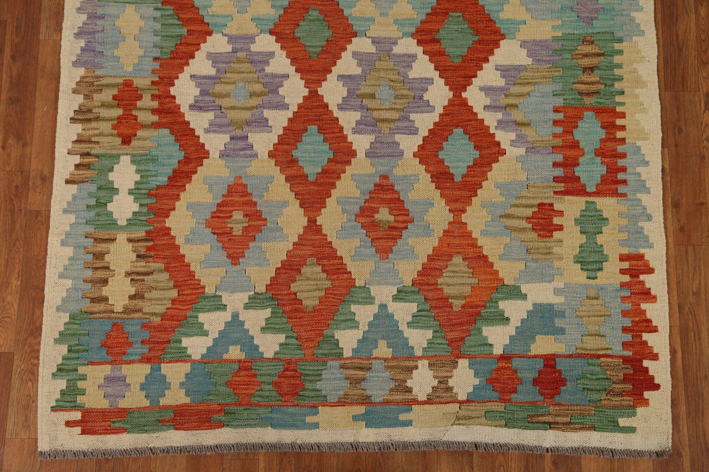 Geometric Kilim Oriental Area Rug 5x6