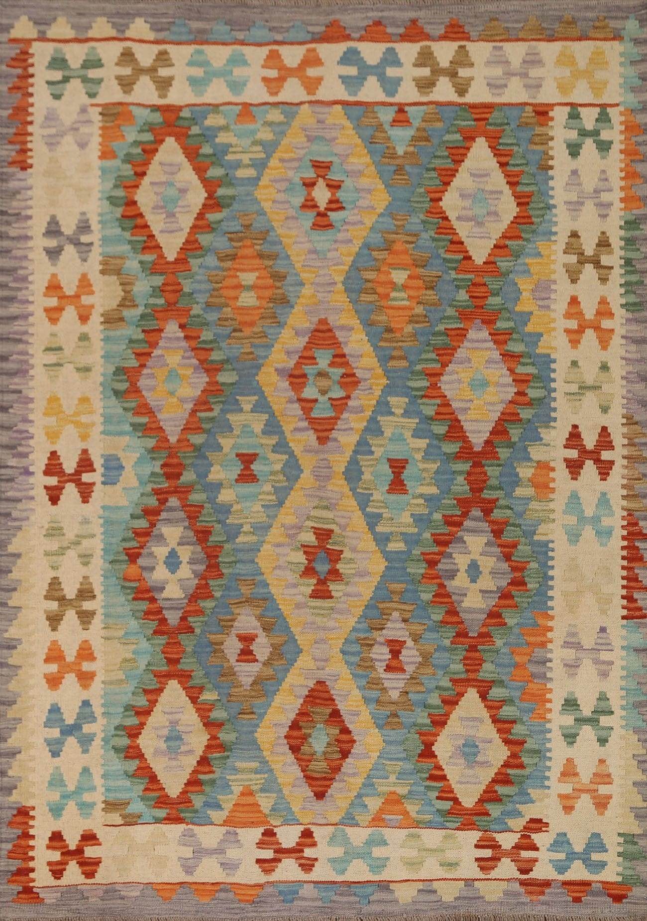 Handmade Kilim Oriental Area Rug 5x6