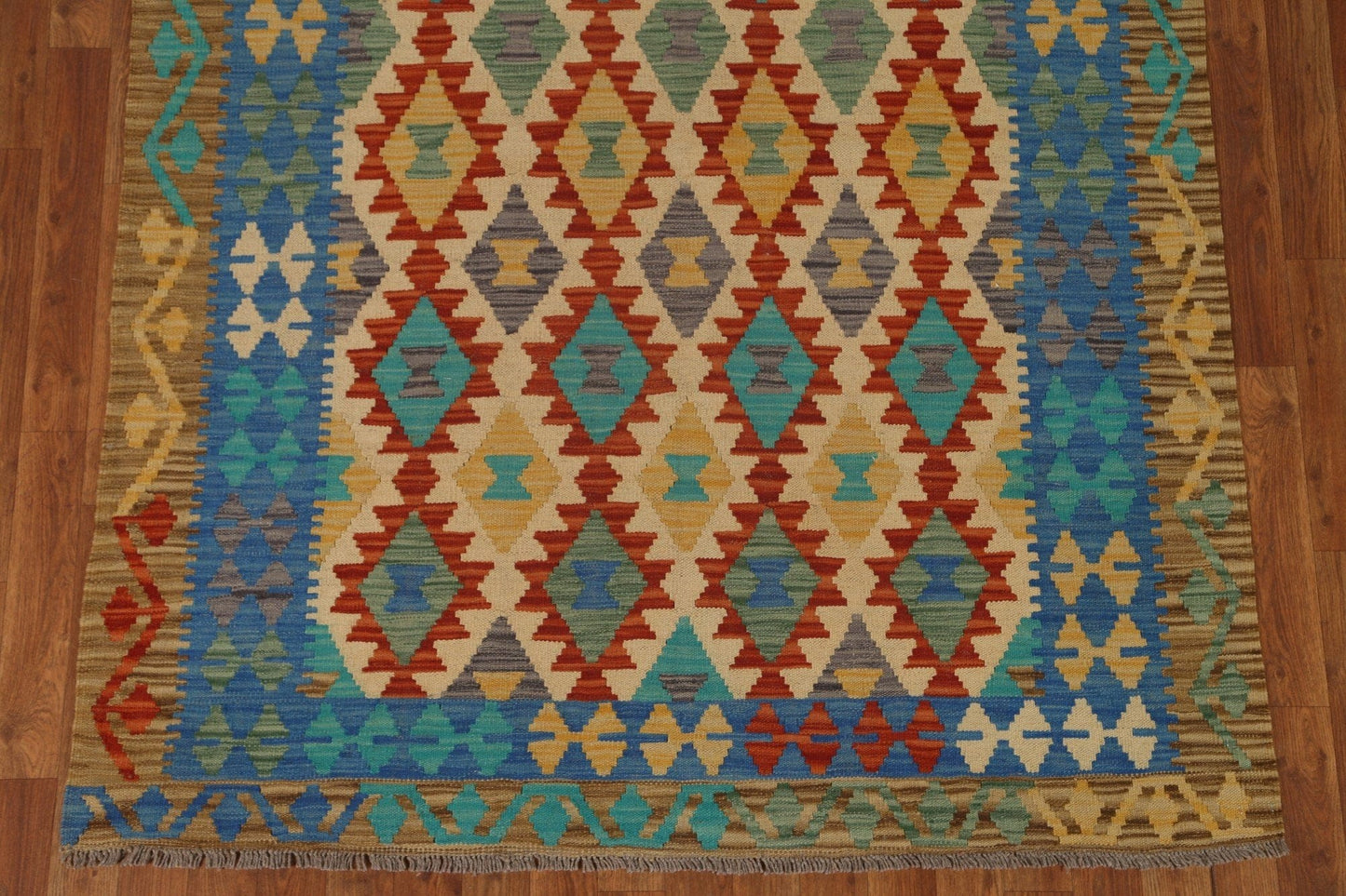 Geometric Kilim Oriental Area Rug 5x6