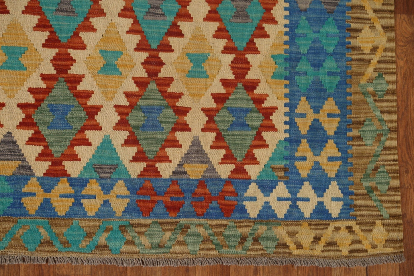 Geometric Kilim Oriental Area Rug 5x6