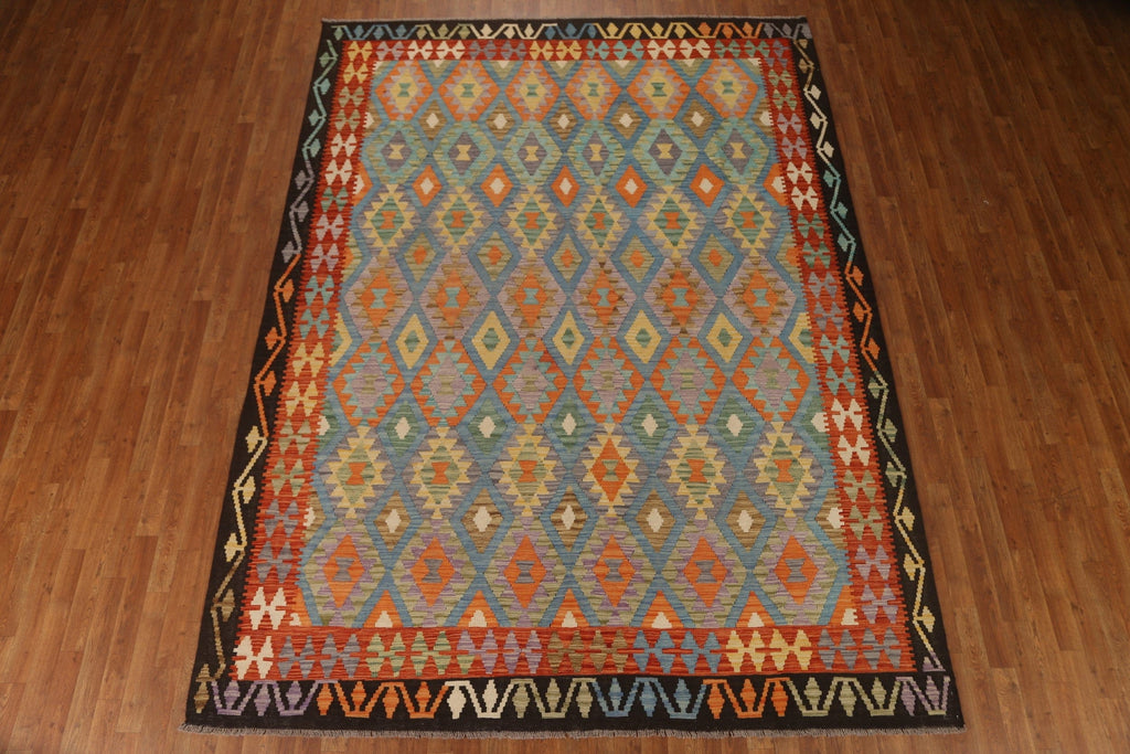 Geometric Kilim Oriental Area Rug 8x11