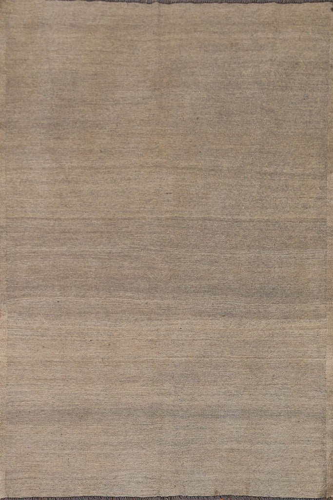 Earth Tone Kilim Wool Area Rug 5x6