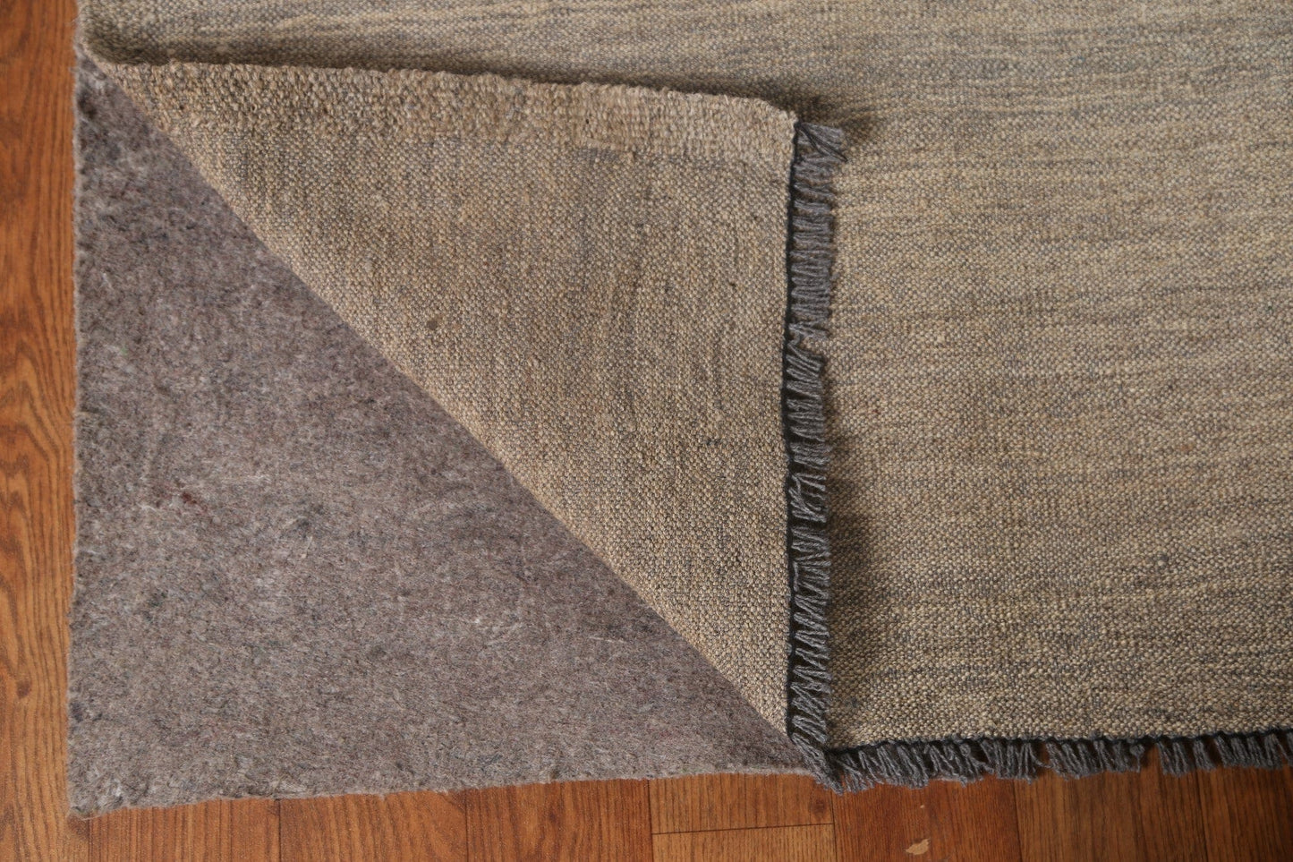 Earth Tone Kilim Wool Area Rug 5x6