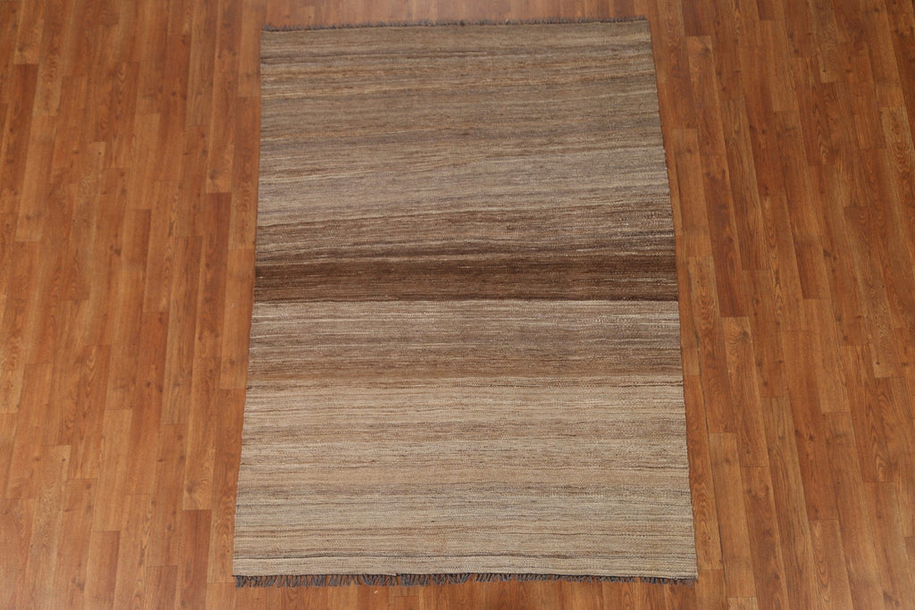 Earth Tone Kilim Oriental Area Rug 4x6