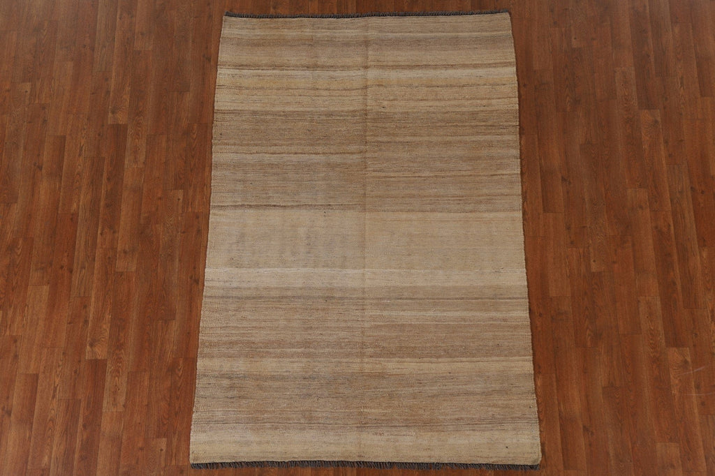 Earth Tone Kilim Oriental Area Rug 4x6