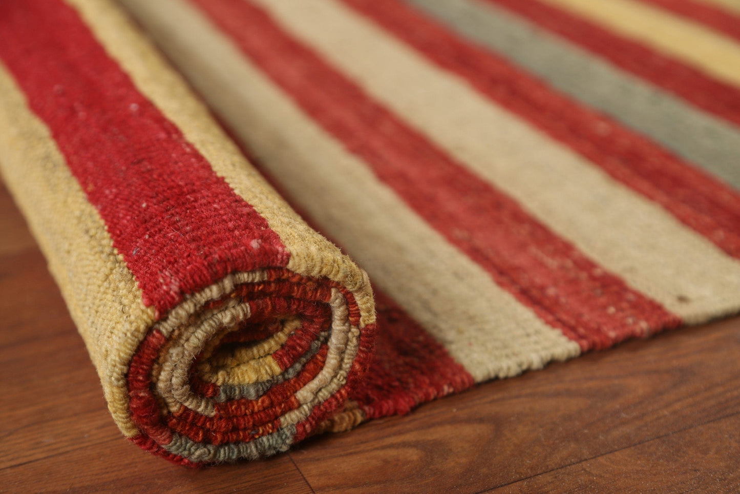 Striped Kilim Modern Area Rug 7x10