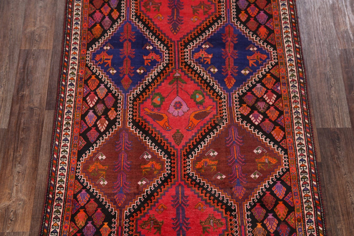 Vintage 5x9 Shiraz Persian Area Rug