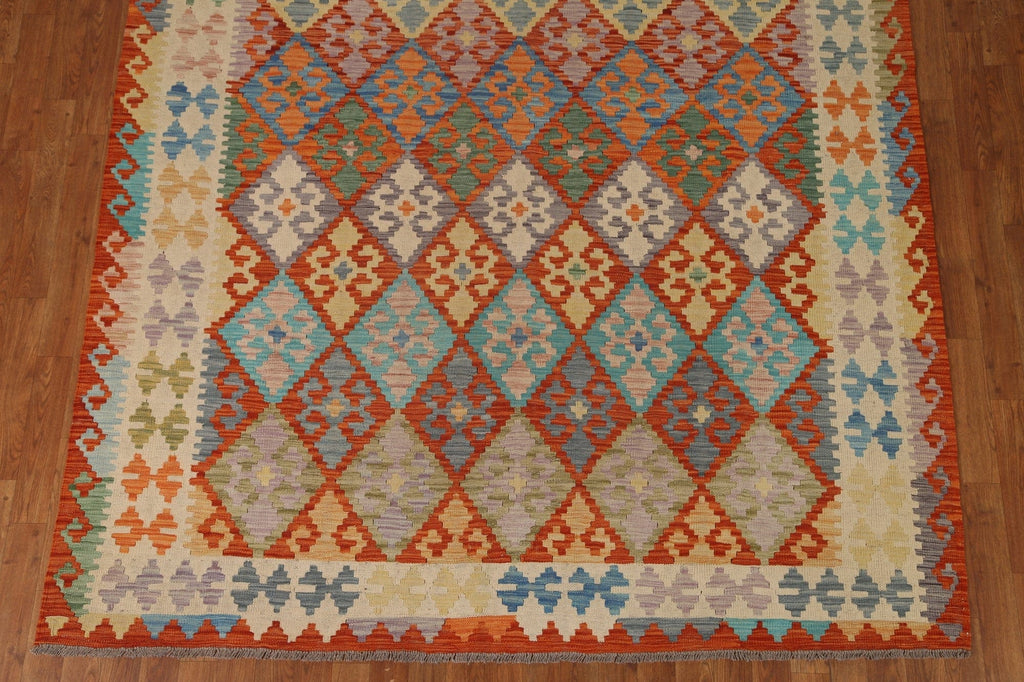 Geometric Kilim Oriental Area Rug 7x10