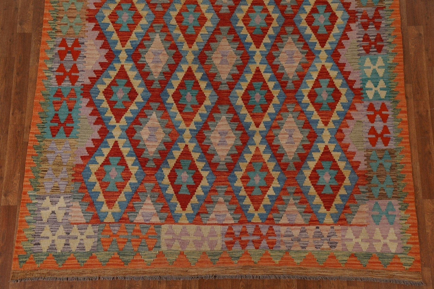 Geometric Kilim Oriental Area Rug 7x10