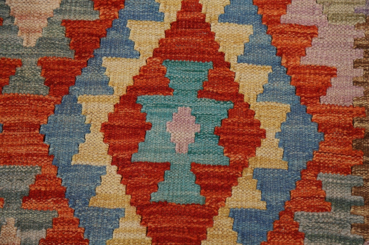 Geometric Kilim Oriental Area Rug 7x10