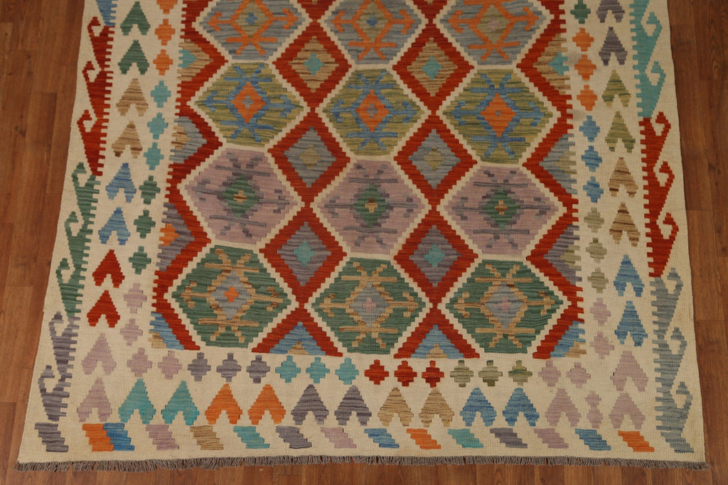 Geometric Kilim Oriental Area Rug 6x10