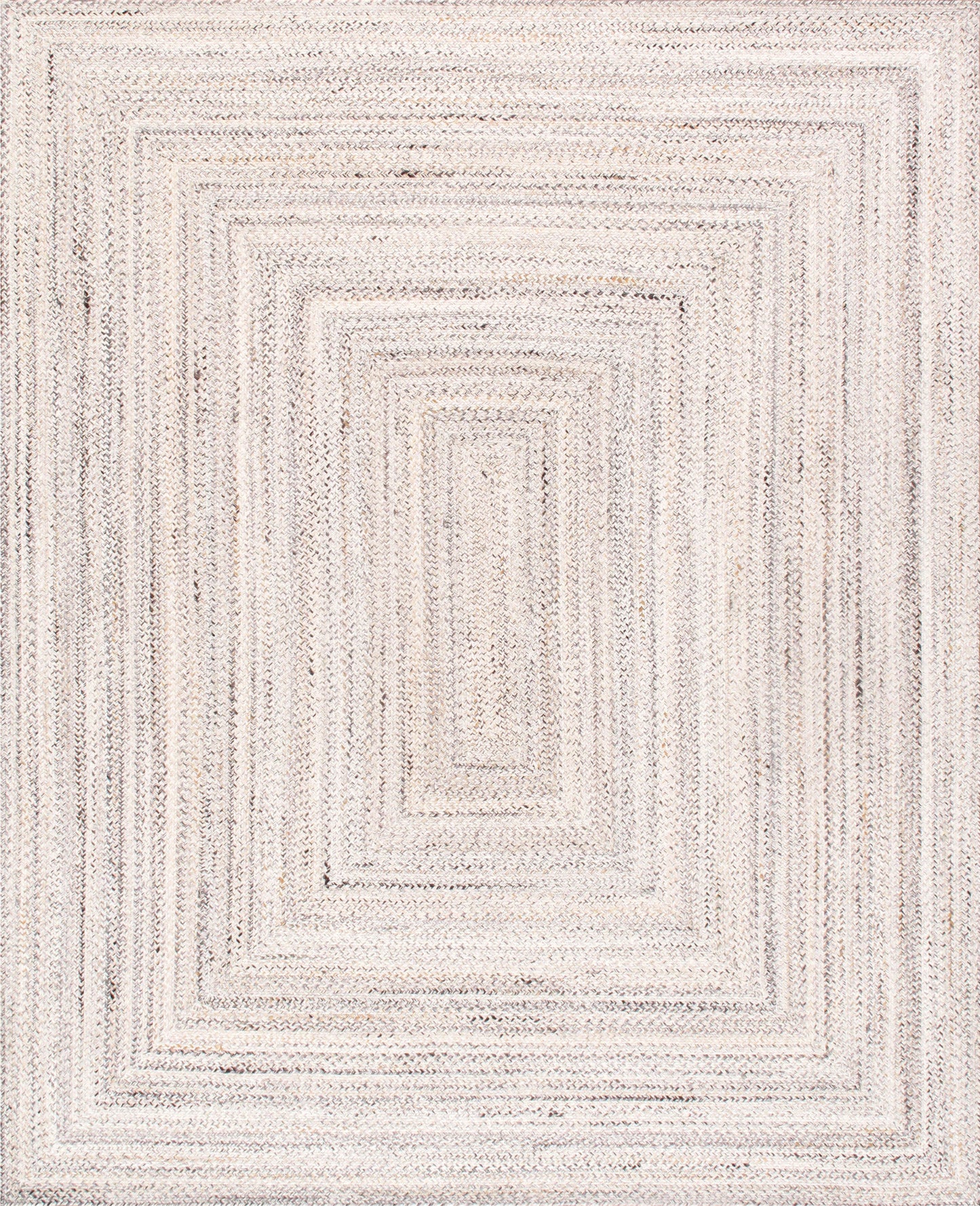 Camilo Hand Braided Indoor/Outdoor Ivory Area Rug- 7' 9'' X 9' 9''