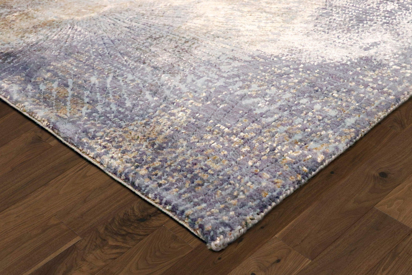 Pasargad Home Cosmo Collection Hand-Knotted Silk & Wool Area Rug, 10' 1" X 14' 3", Multi