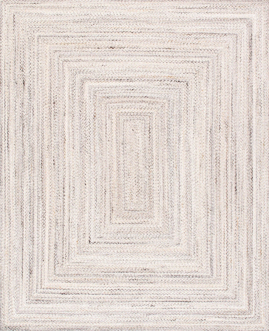 Pasargad Home Camilo Collection Handmade Poly Fabric Area Rug, 10' 0" X 14' 0", Ivory