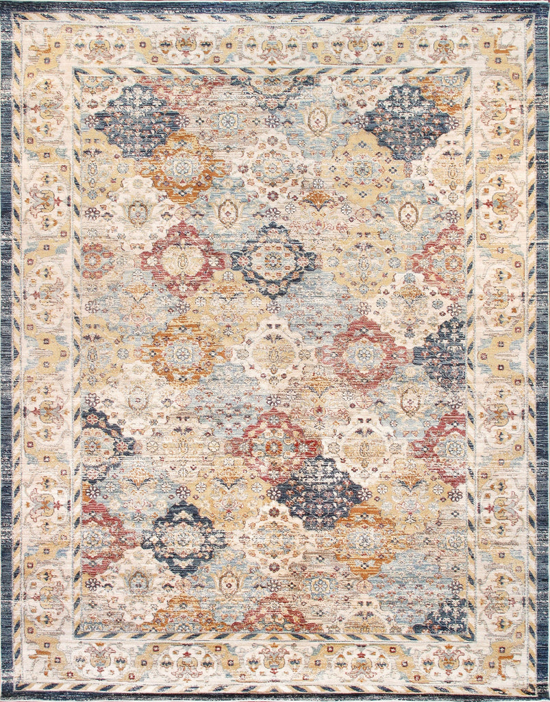 Heritage Design Power Loom Beige Area Rug