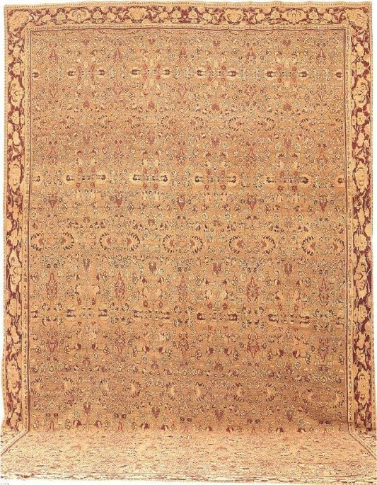 Agra Collection Lamb's Wool Area Rug- 18' 4" X 31' 7"