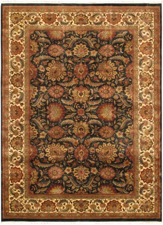 Mogul Art Agra Collection Hand-Knotted Lamb's Wool Area Rug- 10' 2" X 14' 0"