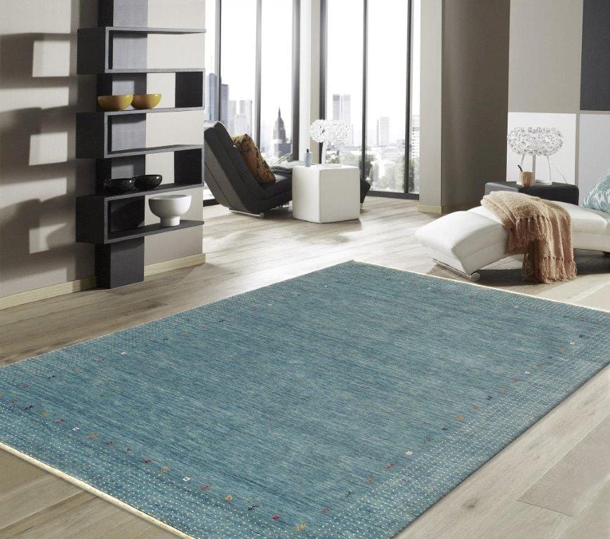 Gramercy Collection Hand-Loomed Silk & Wool Charcoal Area Rug- 10' 0" X 14' 0"