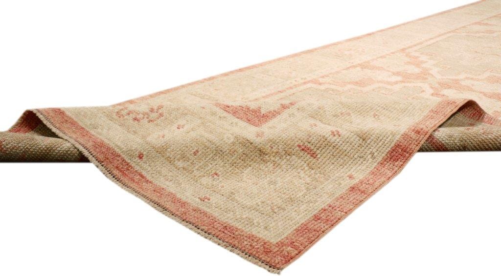 Oushak Collection Hand-Knotted Wool Runner- 2'11" X 9' 5"
