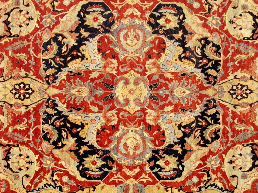 Bidjar Collection Hand-Knotted Lamb's Wool Area Rug- 9' 0" X 12' 0"