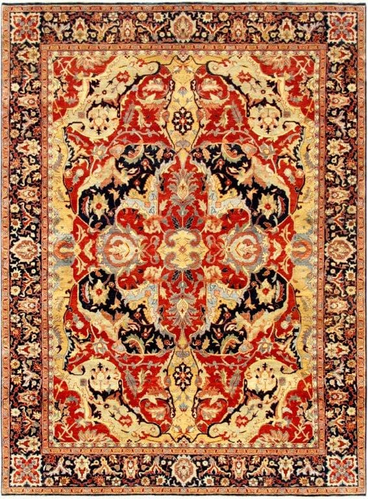 Bidjar Collection Hand-Knotted Lamb's Wool Area Rug- 9' 0" X 12' 0"