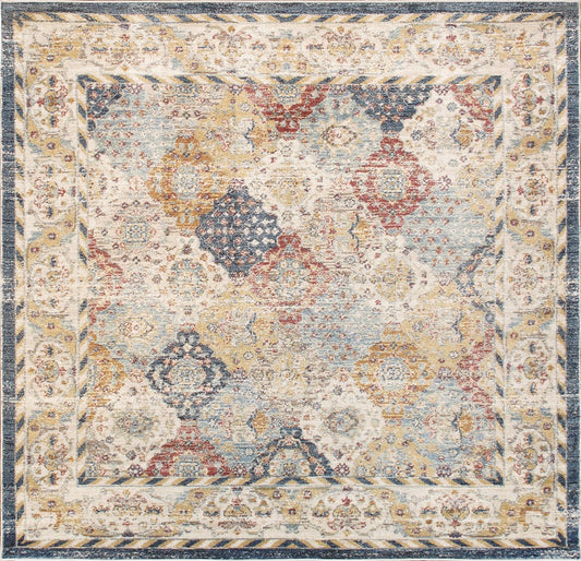 Heritage Design Power Loom Beige Area Rug