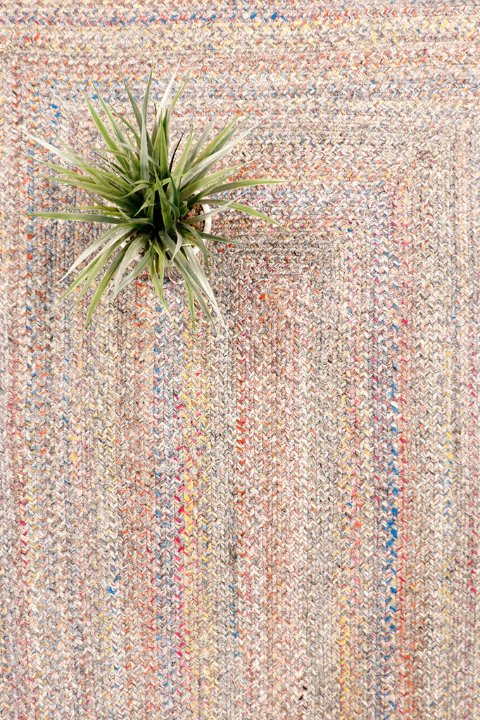 Ponta Hand Braided Indoor/Outdoor Multi Area Rug- 2' 0'' X 3' 0''