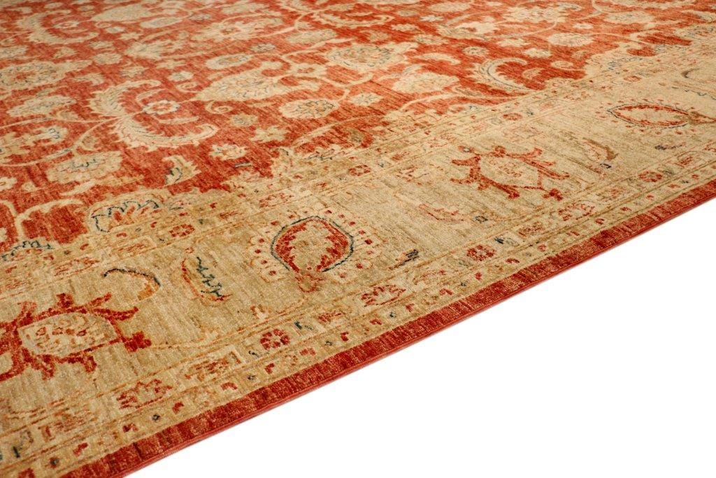 Ferehan Collection Hand-Knotted Lamb's Wool Area Rug- 8'10" X 11'11"