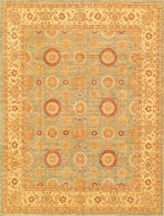 Ferehan Collection Hand-Knotted Lamb's Wool Area Rug- 9' 2" X 11'11"