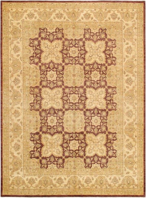 Ferehan Collection Hand-Knotted Lamb's Wool Area Rug- 9' 1" X 12' 5"