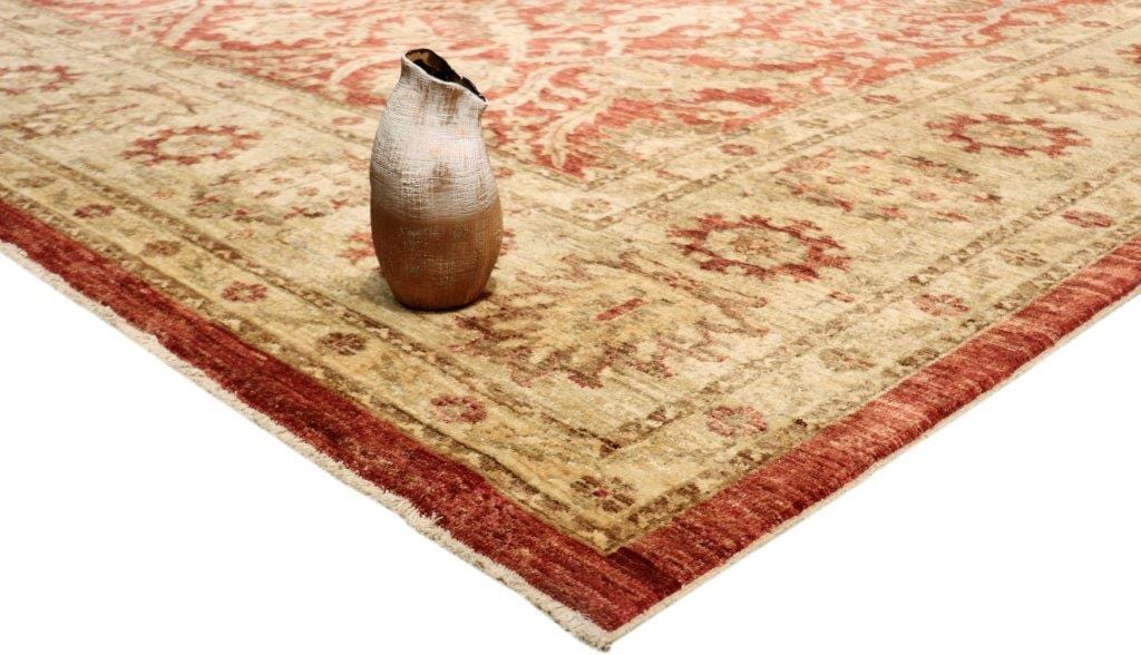 Ferehan Collection Hand-Knotted Lamb's Wool Area Rug- 9' 1" X 12' 0"