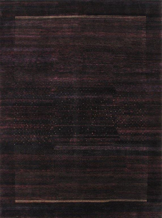 Gabbeh Collection Hand-Knotted Lamb's Wool Area Rug- 8' 2" X 11' 0"