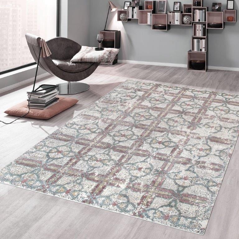 Modern Gemstone Collection Hand-Knotted Silk & Wool Area Rug- 8' 0" X 9' 10"