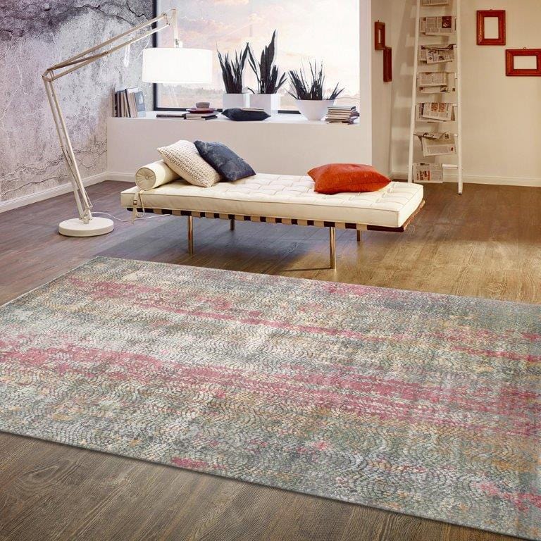 Modern Collection Hand-Knotted Bamboo Silk & Wool Area Rug- 10' 1" X 13'10"