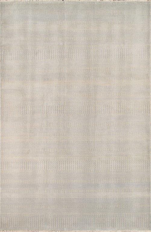 Transitional Collection Hand-Knotted Lamb's Wool Area Rug- 6' 0" X 9' 0"