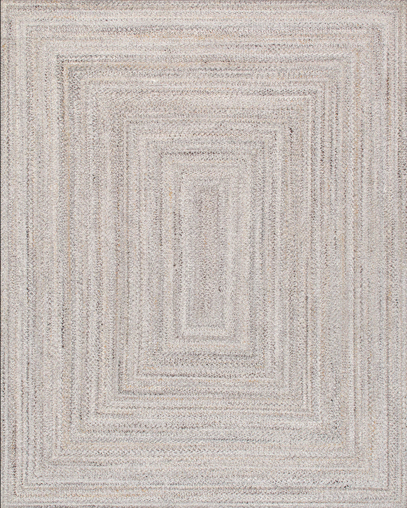 Sagres Hand Braided Indoor/Outdoor Grey Area Rug-10' 0'' X 14' 0''