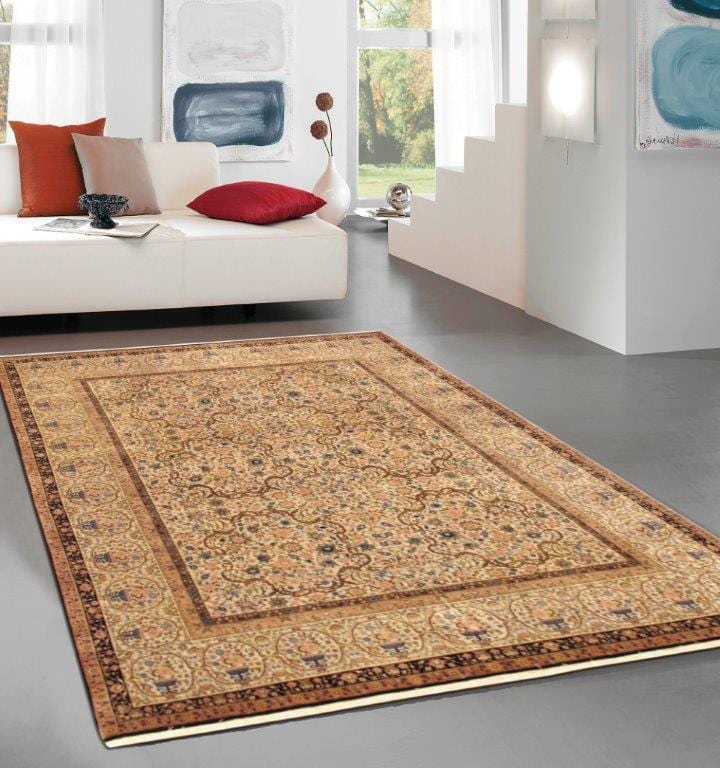 Lavar Collection Hand-Knotted Lamb's Wool Area Rug- 13' 9" X 15' 4"