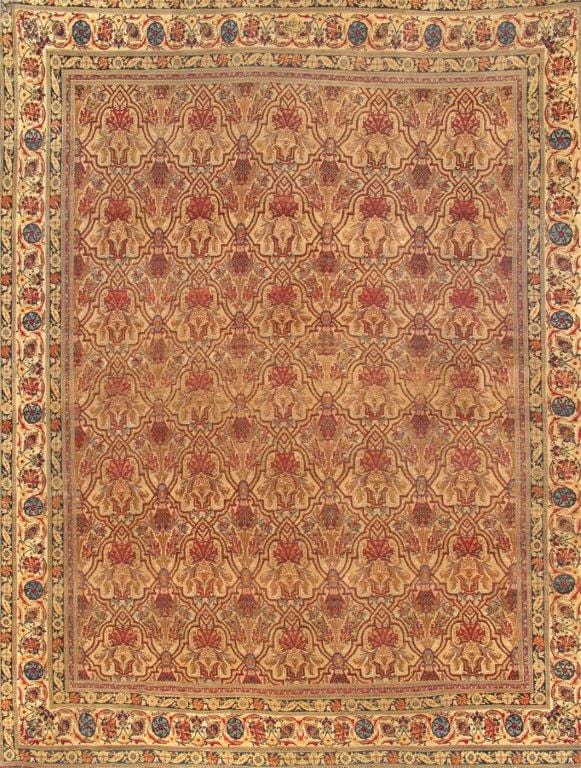 Kerman Collection Lamb's Wool Area Rug- 14' 6" X 19' 0"