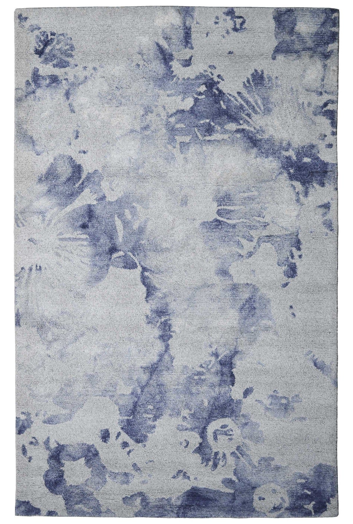 Ivory Abstract 5X8 Hand-Tufted Modern Rug