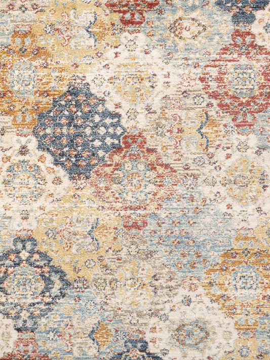 Heritage Design Power Loom Beige Area Rug