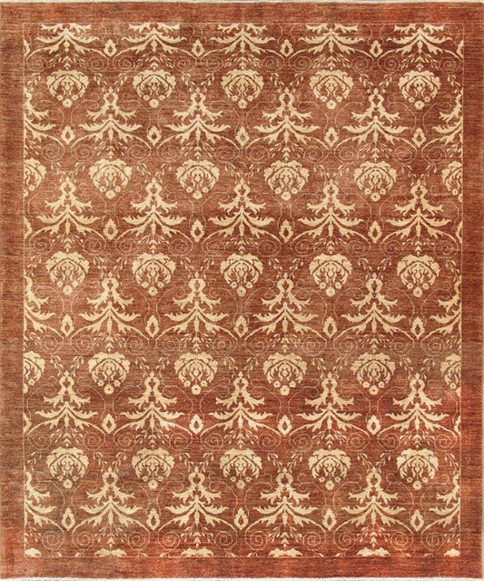 Modern Collection Hand-Knotted Lamb's Wool Runner 8' 1" X 9' 7"