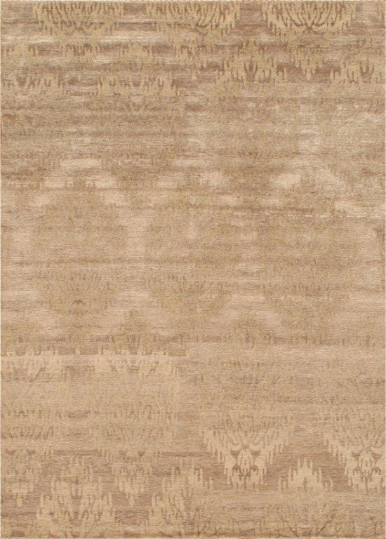 Modern Collection Hand-Knotted Pure Silk Area Rug- 5'10" X 7'11"