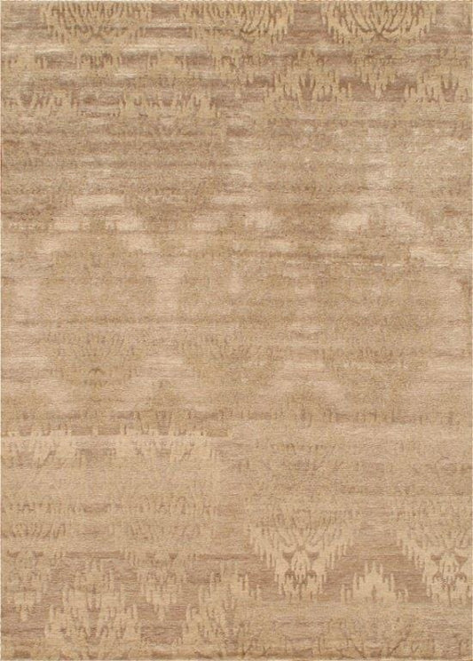 Modern Collection Hand-Knotted Pure Silk Area Rug- 5'10" X 7'11"